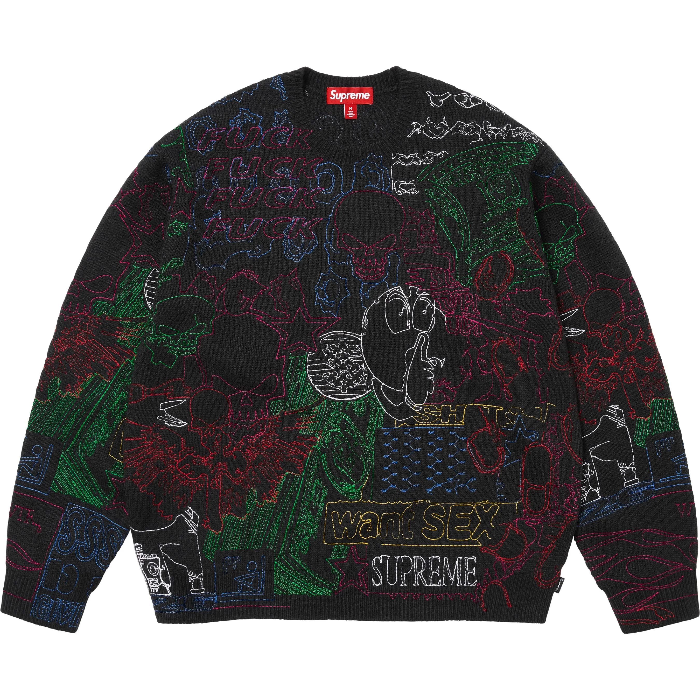 Collage Embroidered Sweater view 16